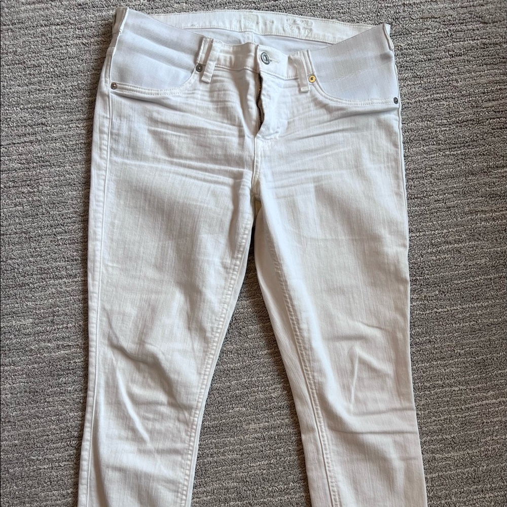 7 for All Mankind The Ankle Skinny Maternity Jeans